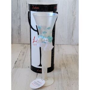 Lolita Something blue love my champagne glass drinkware decor